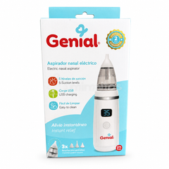 Aspirador Nasal Eléctrico Genial para Bebé Recargable USB