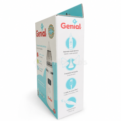 Aspirador Nasal Eléctrico Genial para Bebé Recargable USB