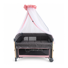 Cuna Corral y Colecho 3 en 1 eBaby Napy Toldillo alto y mecedora