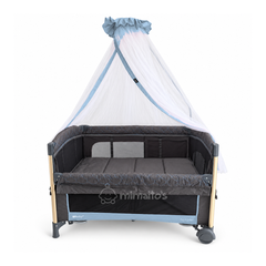 Cuna Corral y Colecho 3 en 1 eBaby Napy Toldillo alto y mecedora
