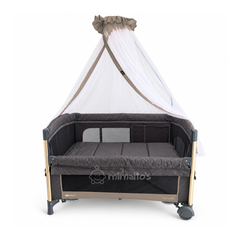 Cuna Corral y Colecho 3 en 1 eBaby Napy Toldillo alto y mecedora