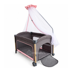Cuna Corral y Colecho 3 en 1 eBaby Napy Toldillo alto y mecedora