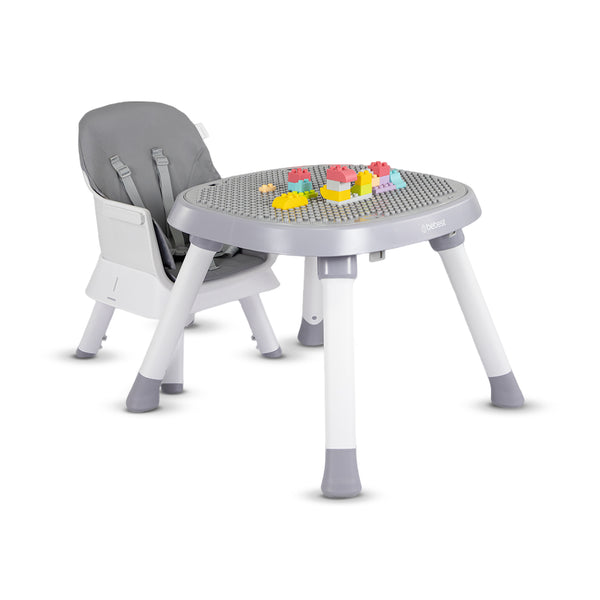 Silla Comedor Alta 12 en 1 - Escritorio Saltarín Mesa de Juegos STEPS Bebesit