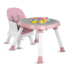Silla Comedor Alta 12 en 1 - Escritorio Saltarín Mesa de Juegos STEPS Bebesit