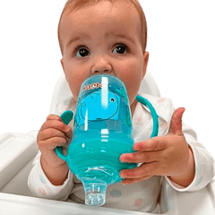 Vaso de iniciacion con valvula de silicona de 8 onzas - Nuby