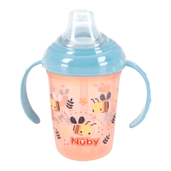 Vaso de iniciacion con valvula de silicona de 8 onzas - Nuby