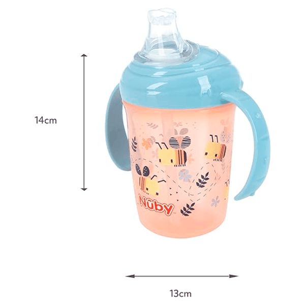 Vaso de iniciacion con valvula de silicona de 8 onzas - Nuby