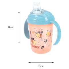 Vaso de iniciacion con valvula de silicona de 8 onzas - Nuby