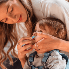 Paquete De 2 Limpiadores De Oídos Y Nariz Con Estuche Azul Y Aqua - Nuby