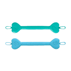 Paquete De 2 Limpiadores De Oídos Y Nariz Con Estuche Azul Y Aqua - Nuby