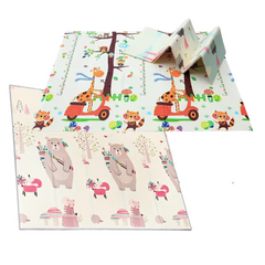 Tapete Plegable Gateo Bebe Extra Grande Doble Faz Portátil