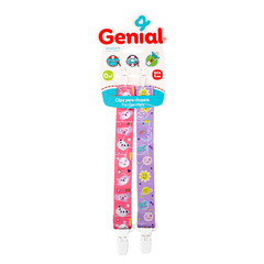 Clip Sujetador Para Chupos De Entretención Genial