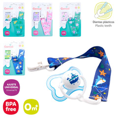 Clip Sujetador Para Chupos De Entretención Genial