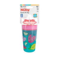 Vaso De Plástico Para Aperitivos Y Bebidas 2 En 1 - 270Ml Marino Nuby