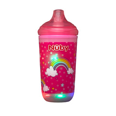 Vaso Iluminado con válvula en silicona 10 oz Nuby