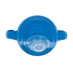 Tapa Azul Vaso De Iniciación Vehículos Con Doble Agarraderas 8 Oz Nuby
