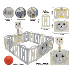 Corral de juegos para bebés y niños - Plegable y Modulable