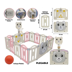 Corral de juegos para bebés y niños - Plegable y Modulable