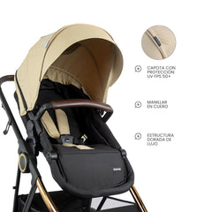 Coche Travel System Moises Y Silla De Carro Bebesit Cosmos