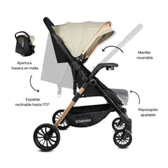 Coche Paseador Reversible Bebesit City