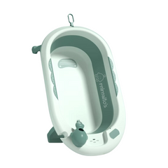 Bañera plegable con termómetro, hamaca, tacita y desagüe