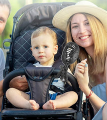 Ventilador portatil para coche y/o cuna con trípode flexible Genial