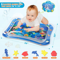Tapete de agua inflable para bebe ideal para Tummy Time