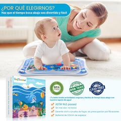 Tapete de agua inflable para bebe ideal para Tummy Time