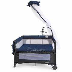 Cuna Corral y Colecho 3 en 1 eBaby Toldillo Alto Movil Musical y Mecedora