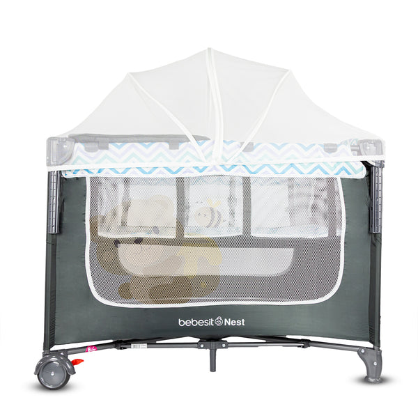 Cuna Colecho y Corral 3 en 1 con cambiador Nest Bebesit