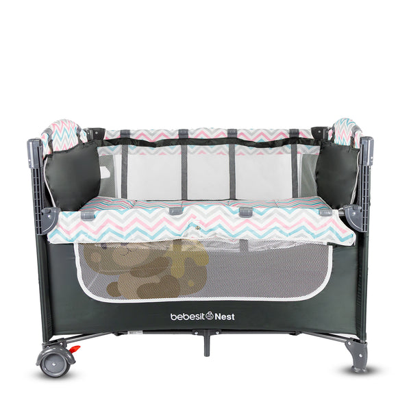 Cuna Colecho y Corral 3 en 1 con cambiador Nest Bebesit