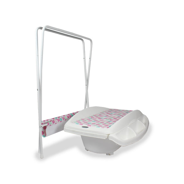 Bañera Y Tina Alta Plegable Para Bebé Con Cambiador Gaviota