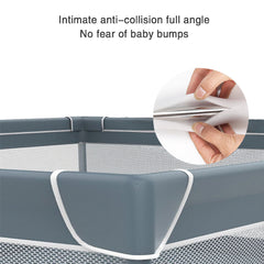 Corral de juegos para bebés y niños - plegable (incluye 50 bolas) 2 metros por 1,80