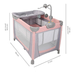 Cuna Corral Bebé Movil Y Organizador Premium Baby Toronto