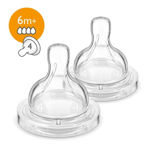 Chupos Tetina Classic Avent 6m+
