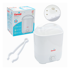 Esterilizador Eléctrico de Teteros a Vapor Marca Genial