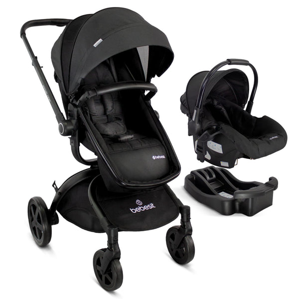 Coche Travel System Con Moises y Silla Para Carro 360° Bebesit