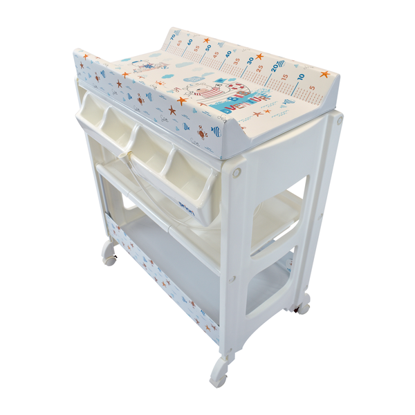 Bañera Fresh Mueble Con Cambiador Y Organizador Priori