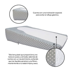 Colchon Antirreflujo Bebé Contorno Semi Hundido Toral