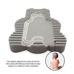 Cojín para bañera espuma antidestilzante para bebé Nubba Toral