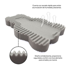 Cojín para bañera espuma antidestilzante para bebé Nubba Toral