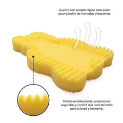Cojín para bañera espuma antidestilzante para bebé Nubba Toral
