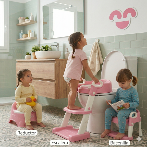 Reductor, potty, inodoro, baño para niños
