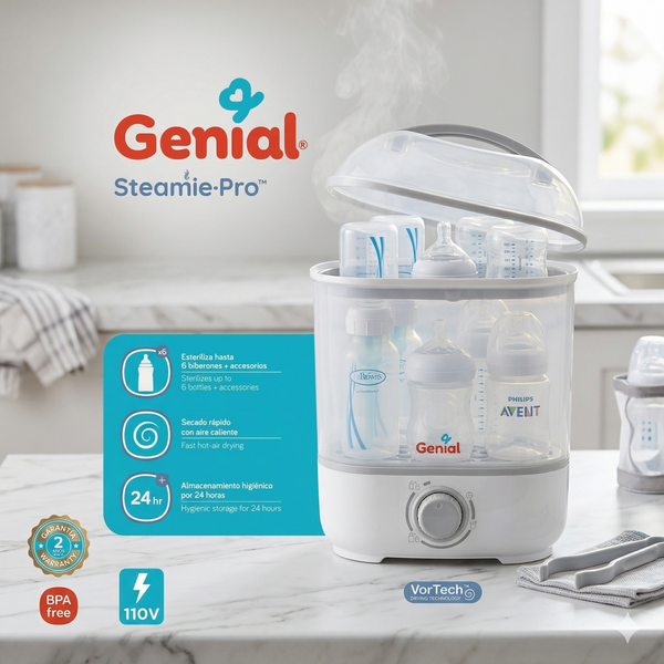 Esterilizador y Secador 3 e 1 de Biberones Genial