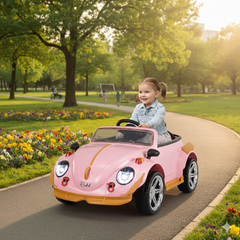 Carro electrico para niña Rocket - escarabajo a control remoto