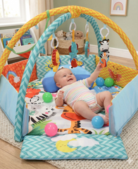 Gimnasio de Actividades y Piscina de pelotas con 30 pelotas Premium Baby
