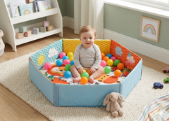 Gimnasio de Actividades y Piscina de pelotas con 30 pelotas Premium Baby
