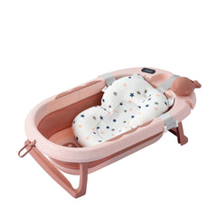 Bañera plegable con termómetro, hamaca, tacita y desagüe