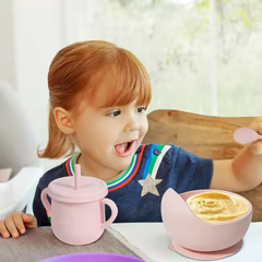 Set Vajilla Silicona Bebés 10 Piezas