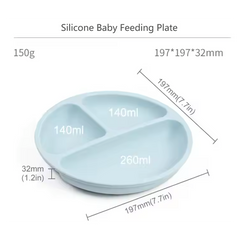 Set Vajilla Silicona Bebés 10 Piezas